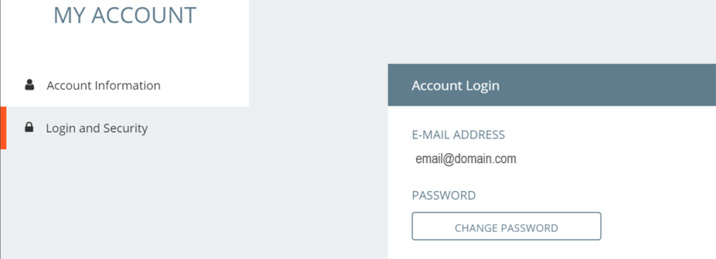 Login and security