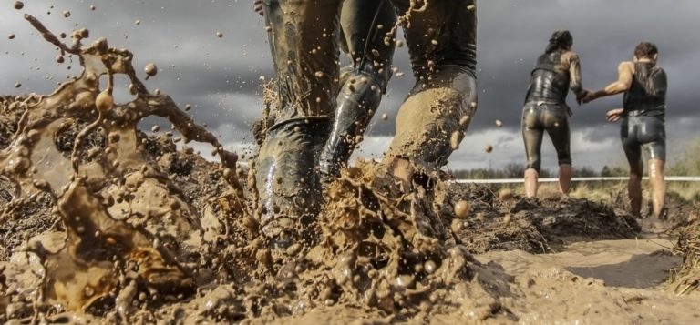 Mud Run participants