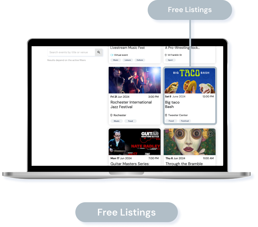 Events.com Discover Free Listings