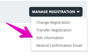 Edit Information