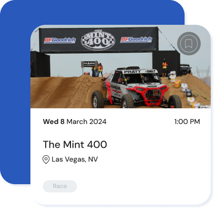 Event calendar widget with customizable categories