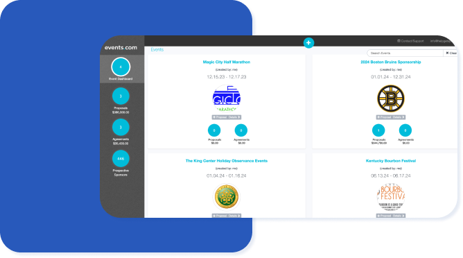 Sponsor database