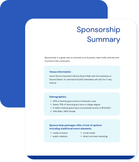 Events.com sponsorship services