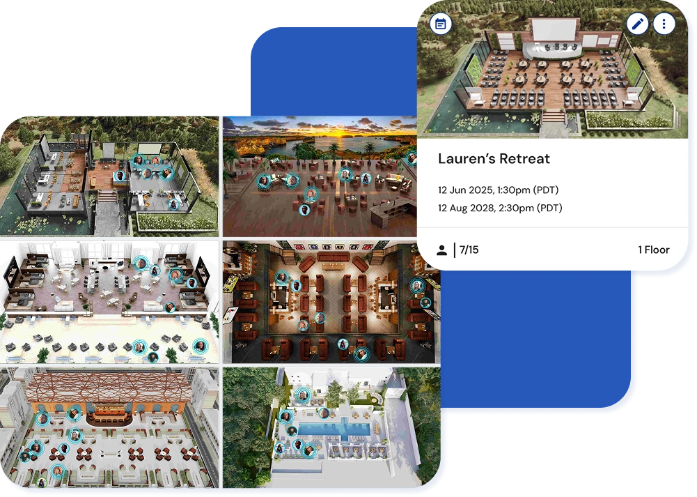 Events.com Virtual immersive floorplans